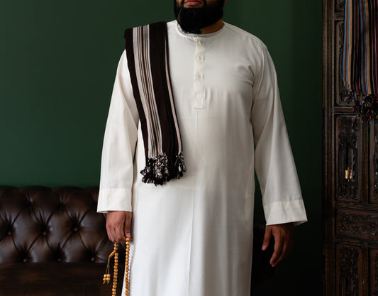 Brown Yemeni Shawl