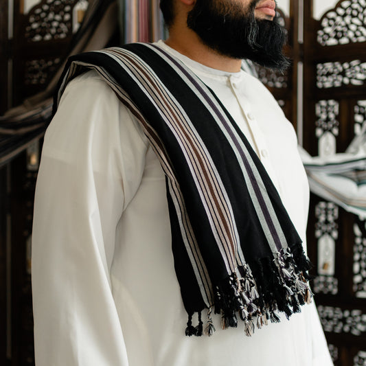Black Yemeni Shawl